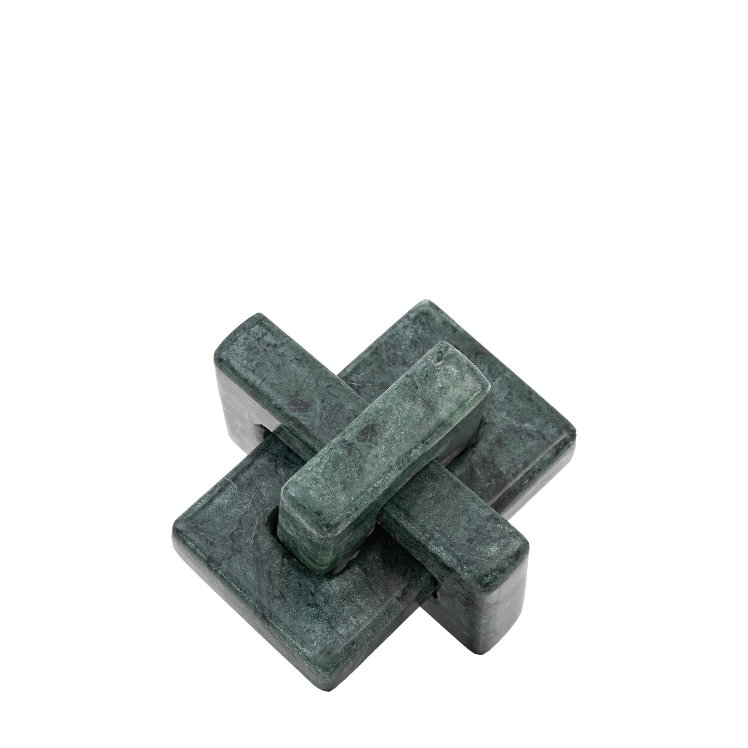 Visano Link Green Marble Sculpture